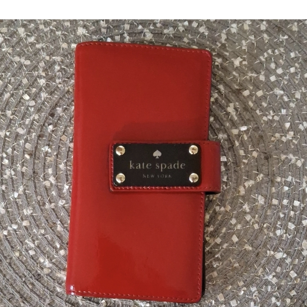 Kate Spade Glossy Red Wallet